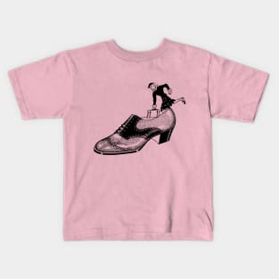 Girl in Wrong Shoe Kids T-Shirt